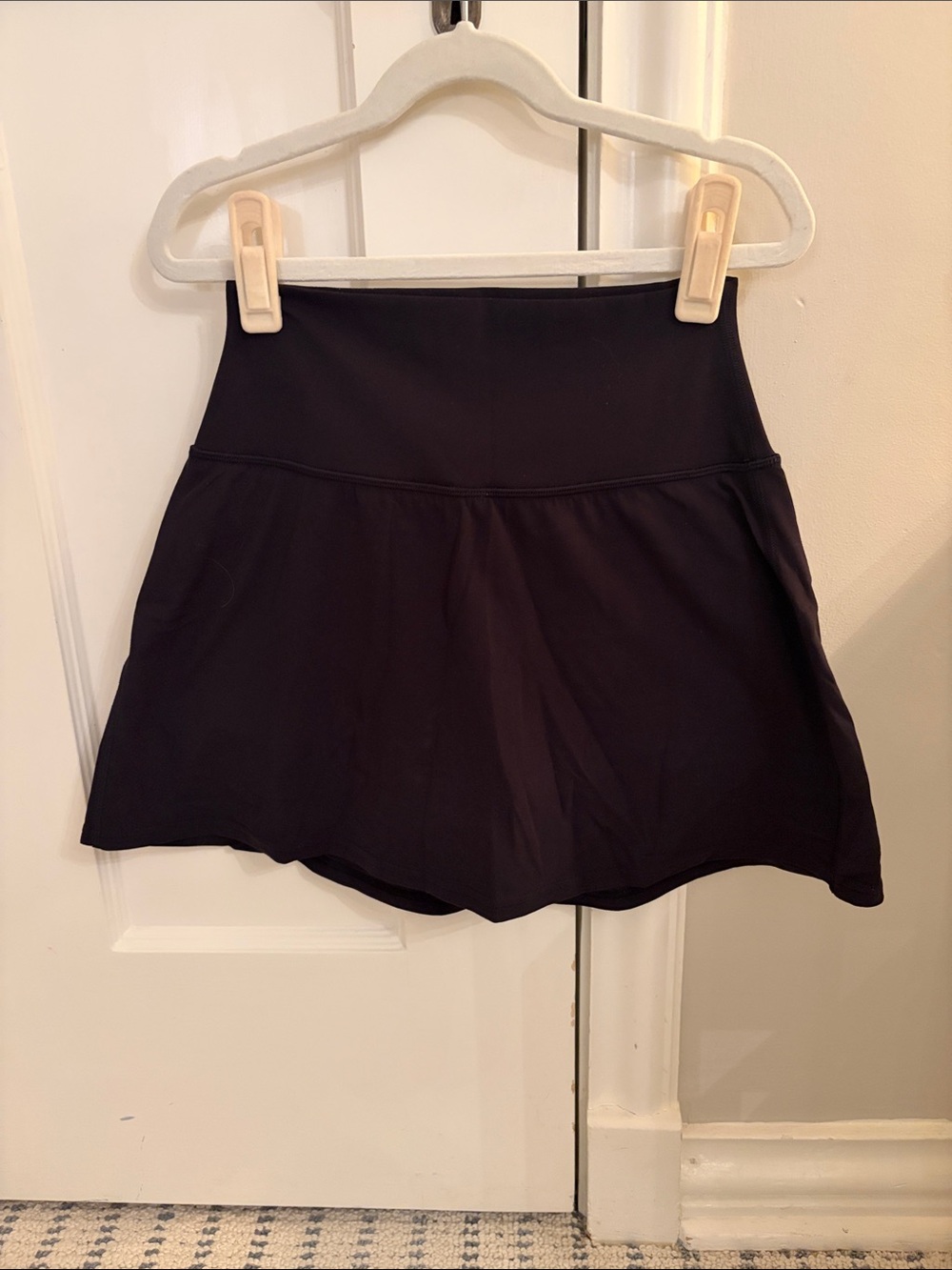 lululemon athletica Black High-Rise Athletic Skort